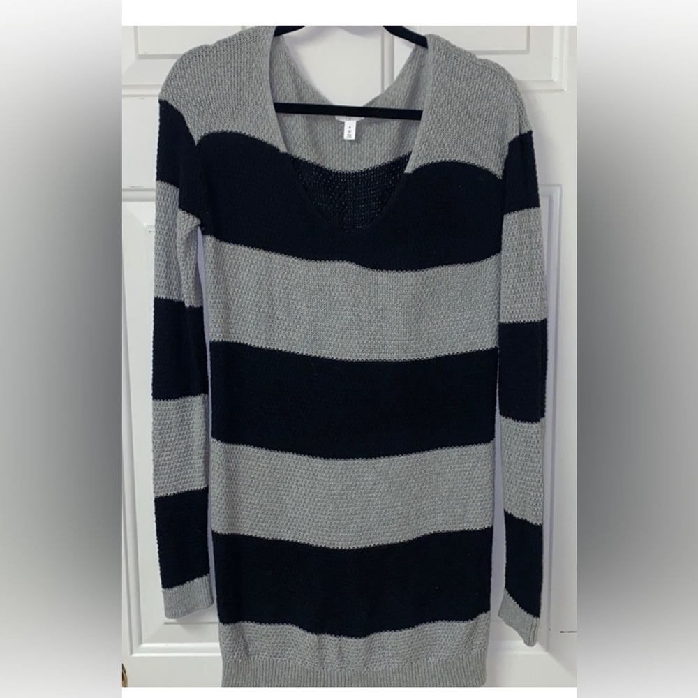 100% Cotton Striped Sweater